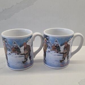 Tim Hortons "Skating Pond" Limited Edition Series #3 Coffee Mugs